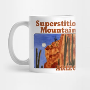 Superstition Mountain, Arizona Mug